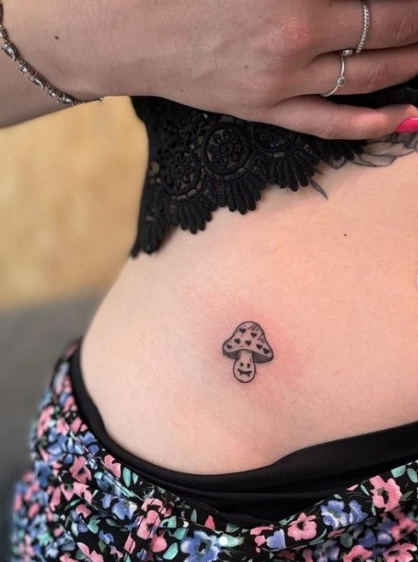 mushroom tattoo