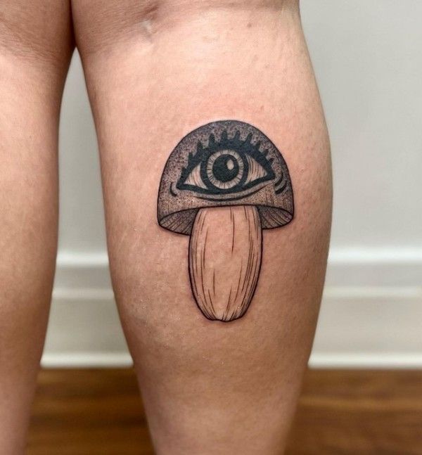 mushroom tattoo