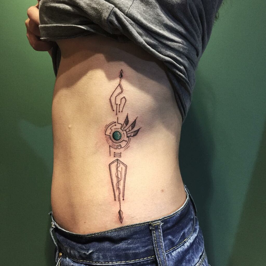 Female Cyberpunk Tattoo Ideas