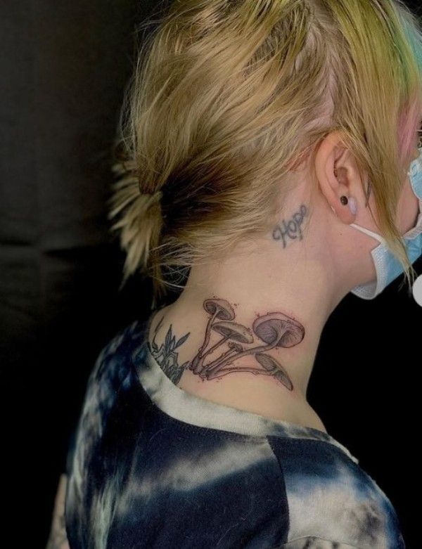 mushroom tattoo