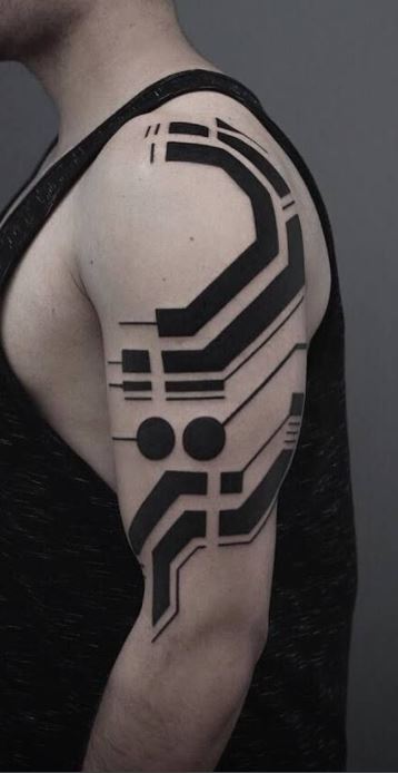 Futuristic Cyberpunk Tattoo ideas