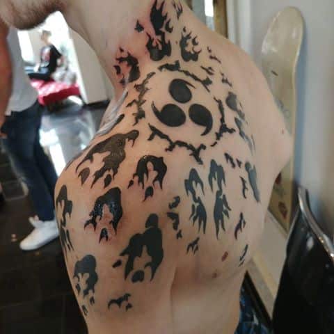 Sasuke Curse Mark Tattoos
