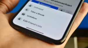 How can you see if someone is not following you on Facebook?