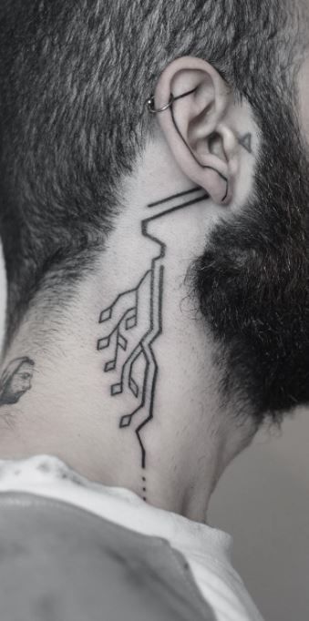Male Cyberpunk Tattoo Ideas