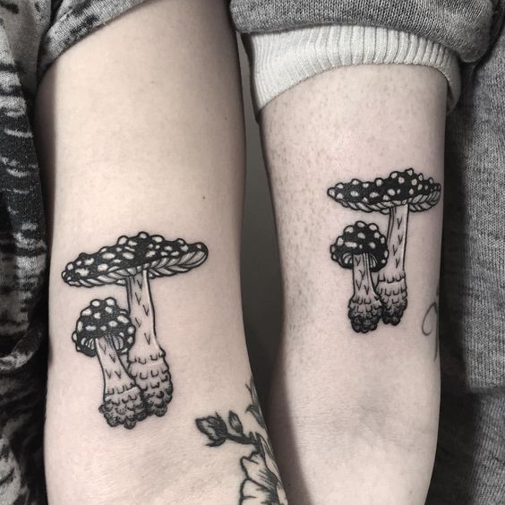 mushroom tattoo