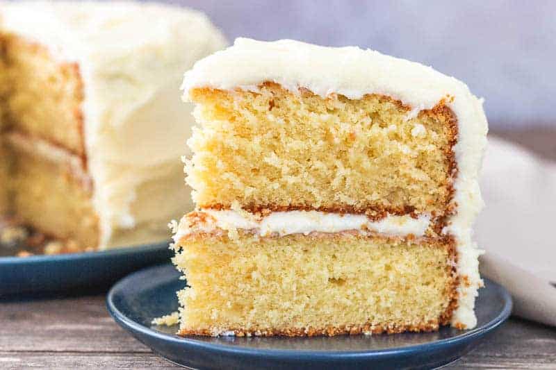 Moist French Vanilla Cake 