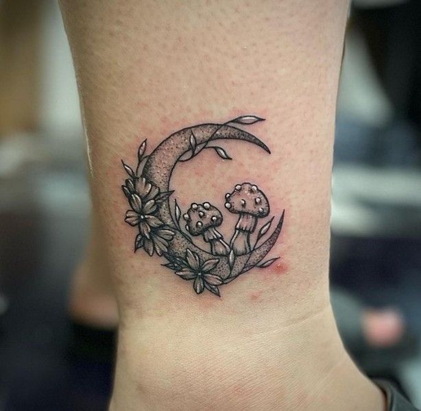 mushroom tattoo