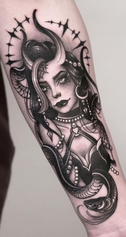 Realism Succubus Tattoo
