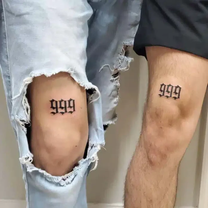 999 tattoo