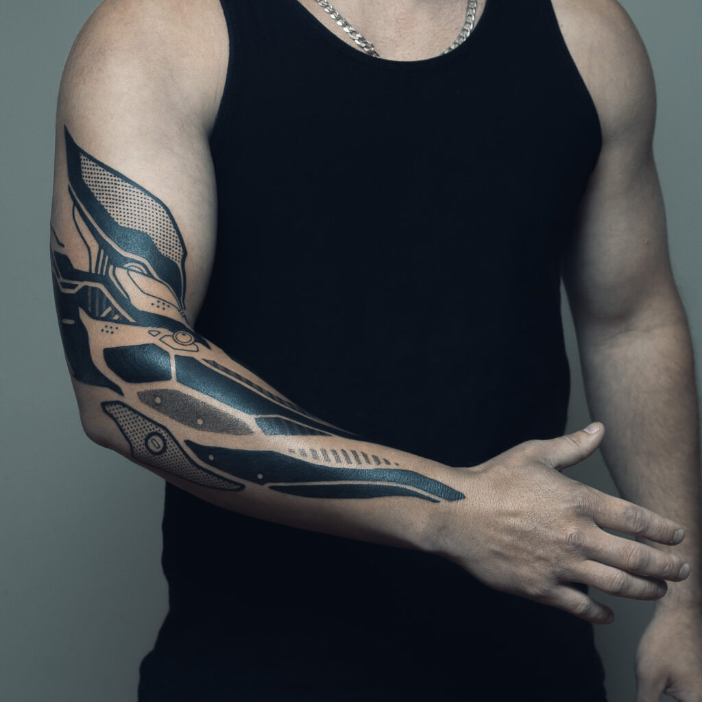 Tribal Cyberpunk tattoo ideas