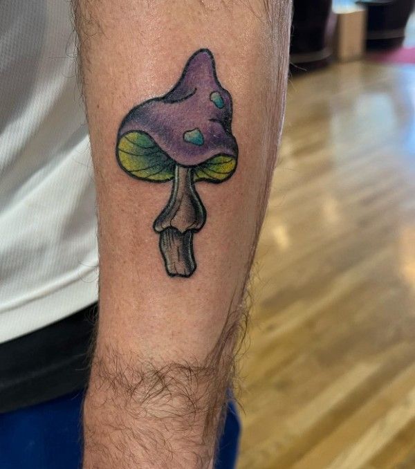 mushroom tattoo