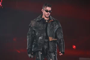 bad bunny real name is benito antonio martinez ocasio performing on stage
