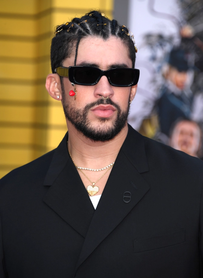 Bad Bunny’s real name is Benito Antonio Martínez Ocasio arrives at los angeles premiere