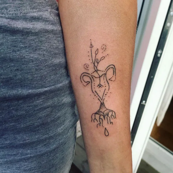 womb tattoo