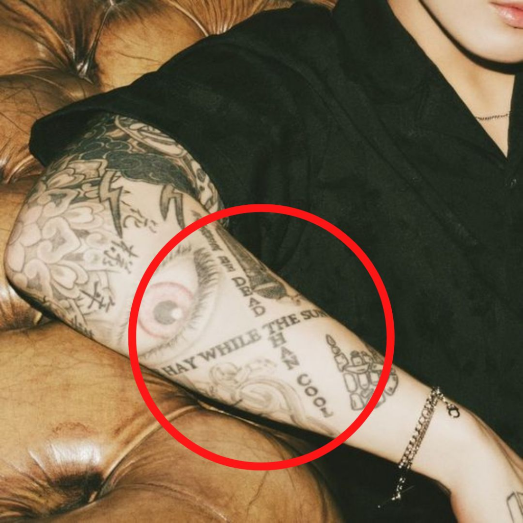 Jungkook Tattoo on Forearm