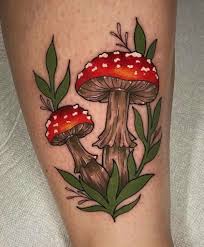 mushroom tattoo