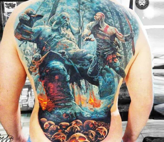 god of war tattoo