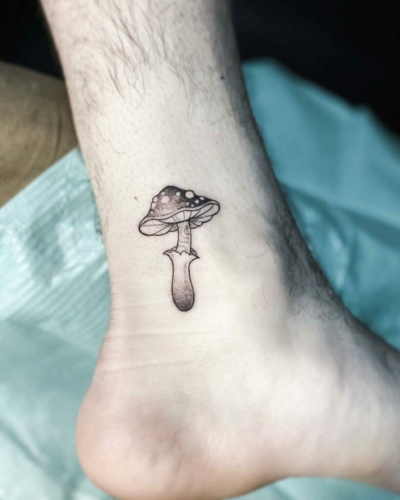 mushroom tattoo