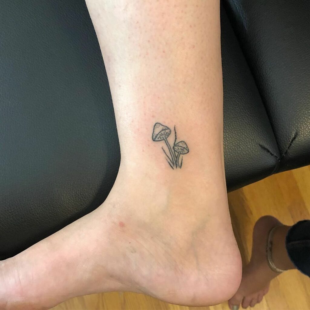 mushroom tattoo