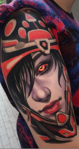 various Cyberpunk tattoo ideas