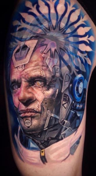 various Cyberpunk tattoo ideas