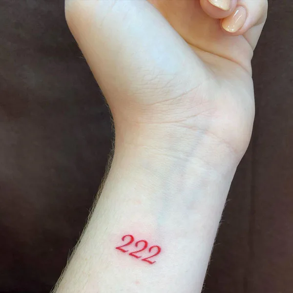 222 tattoo