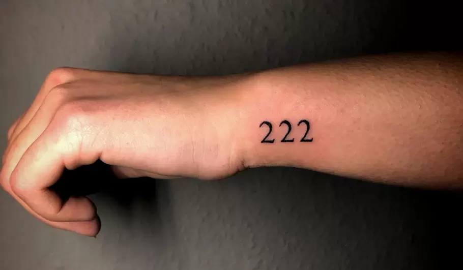 222 tattoo