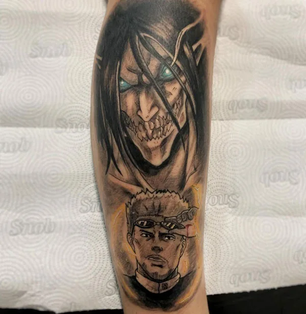attack on titan tattoo