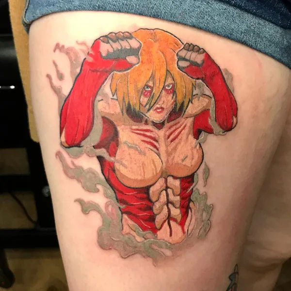 attack on titan tattoo