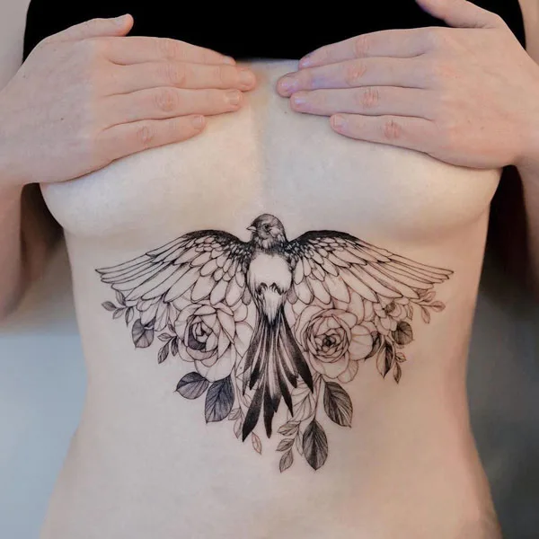  Under Breast Tattoo