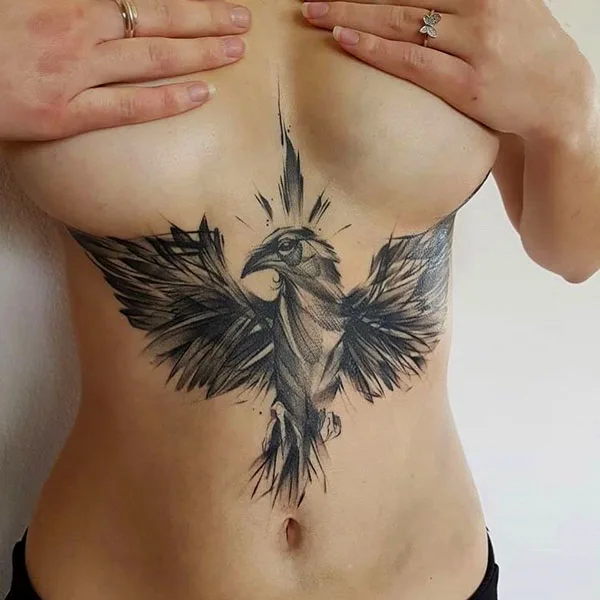  Under Breast Tattoo