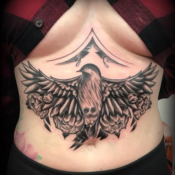  Under Breast Tattoo