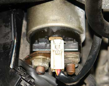 Car starter solenoid