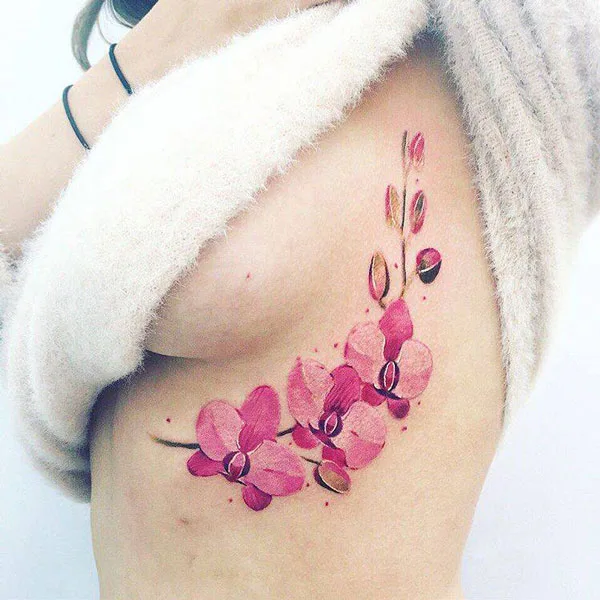  Under Breast Tattoo
