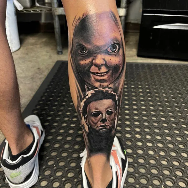 michael myers tattoo