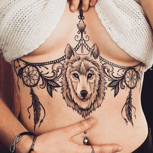  Under Breast Tattoo
