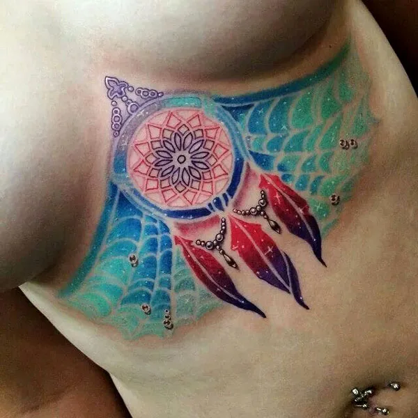  Under Breast Tattoo