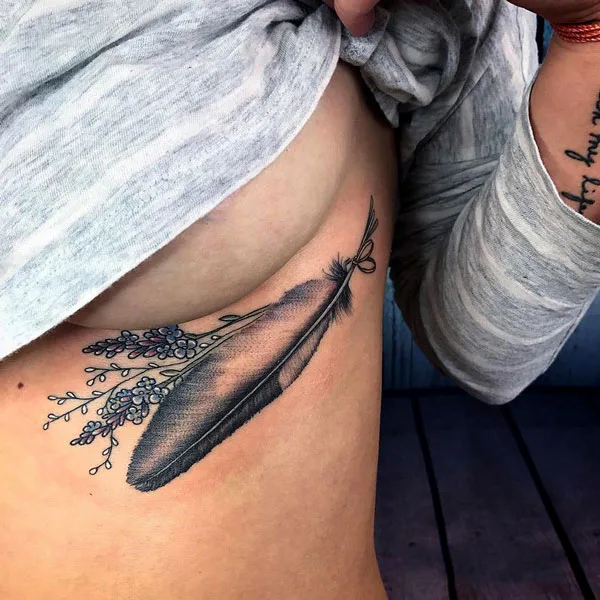  Under Breast Tattoo