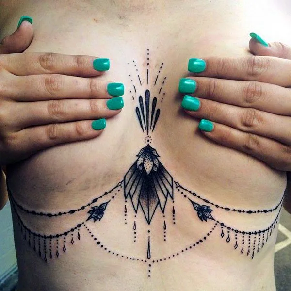  Under Breast Tattoo