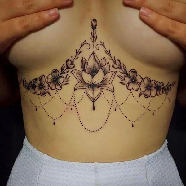  Under Breast Tattoo