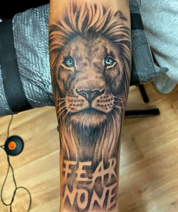 fear none tattoo