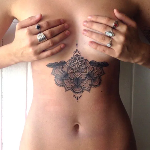  Under Breast Tattoo
