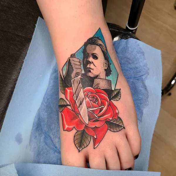michael myers tattoo