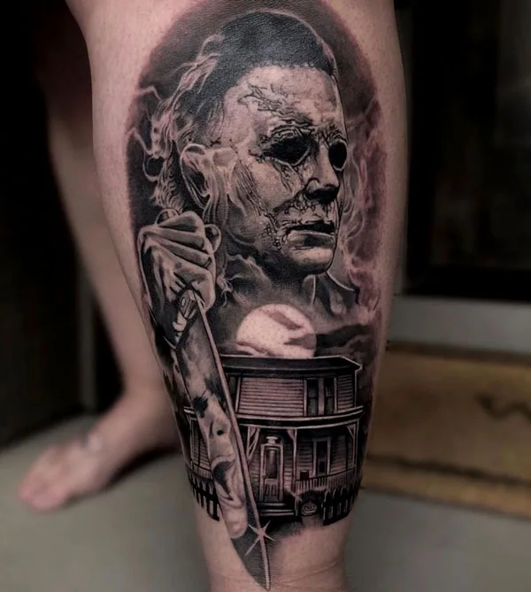 michael myers tattoo