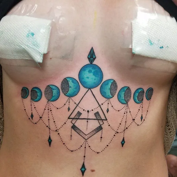  Under Breast Tattoo