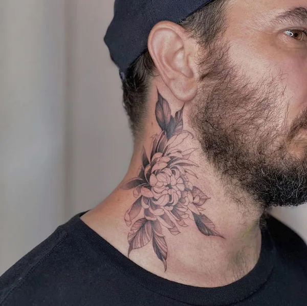 november birth flower tattoo