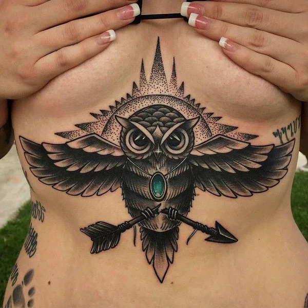  Under Breast Tattoo