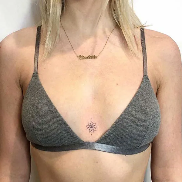 under breast tattoo