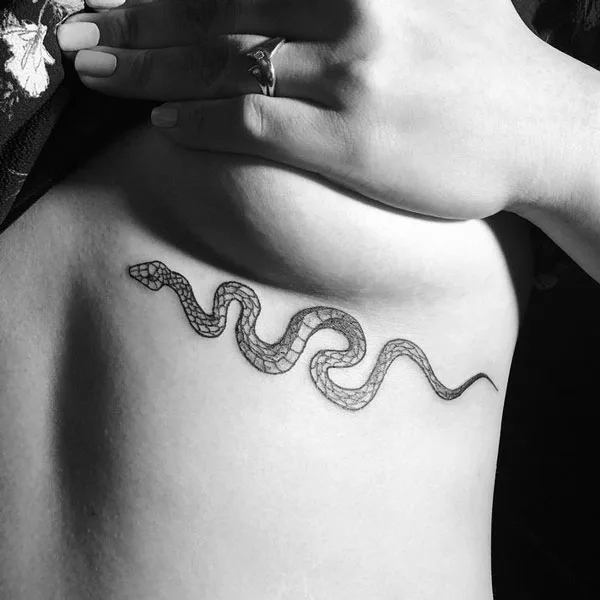  Under Breast Tattoo