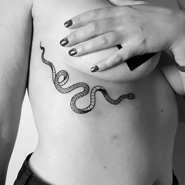 Under Breast Tattoo